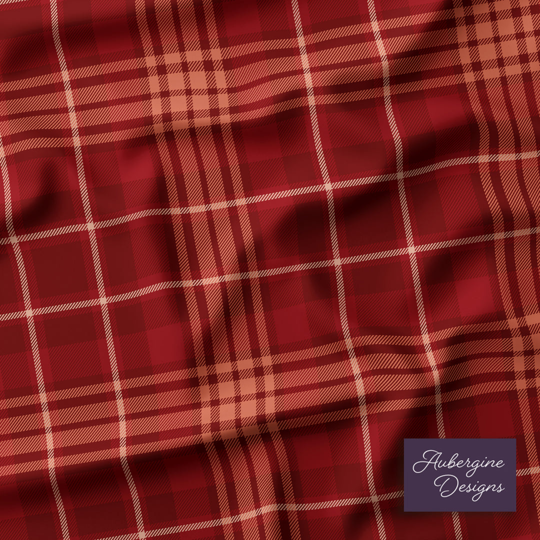 Velveteen Plush Blanket / Crisp Fall Plaids