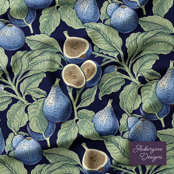 3 Panel Sound-Absorbing Room Divider / Tree Fruits - William Morris Inspired Collection