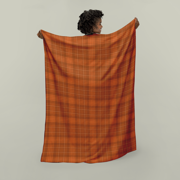 Velveteen Plush Blanket / Cozy Fall Plaids