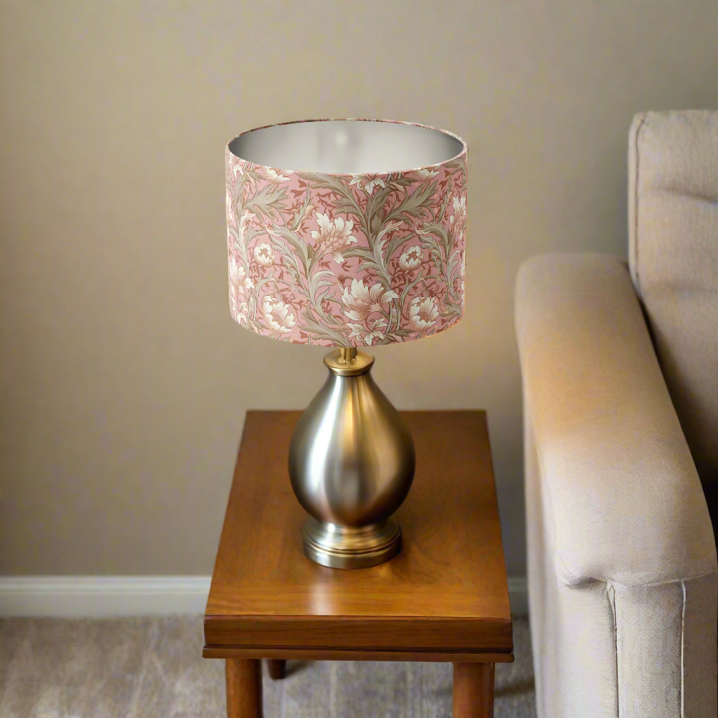 Barrel/Drum Lamp Shade, Organic Cotton Sateen - Test