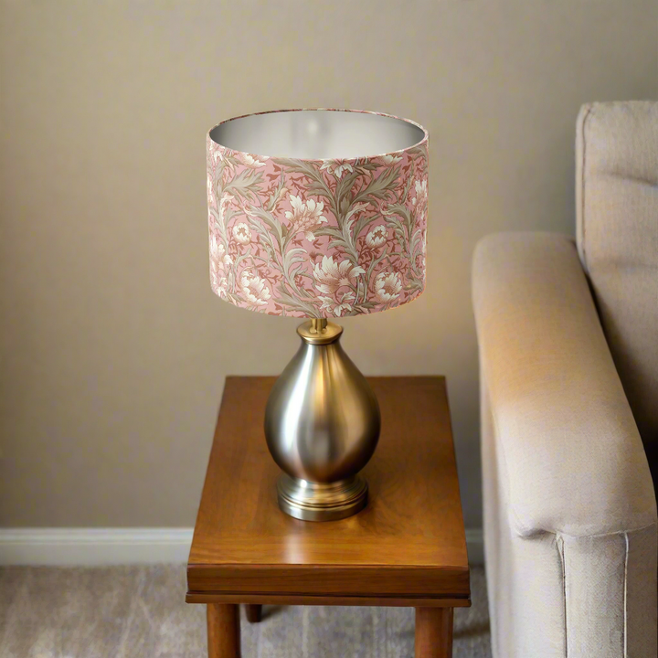 Barrel/Drum Lamp Shade, Organic Cotton Sateen - Test