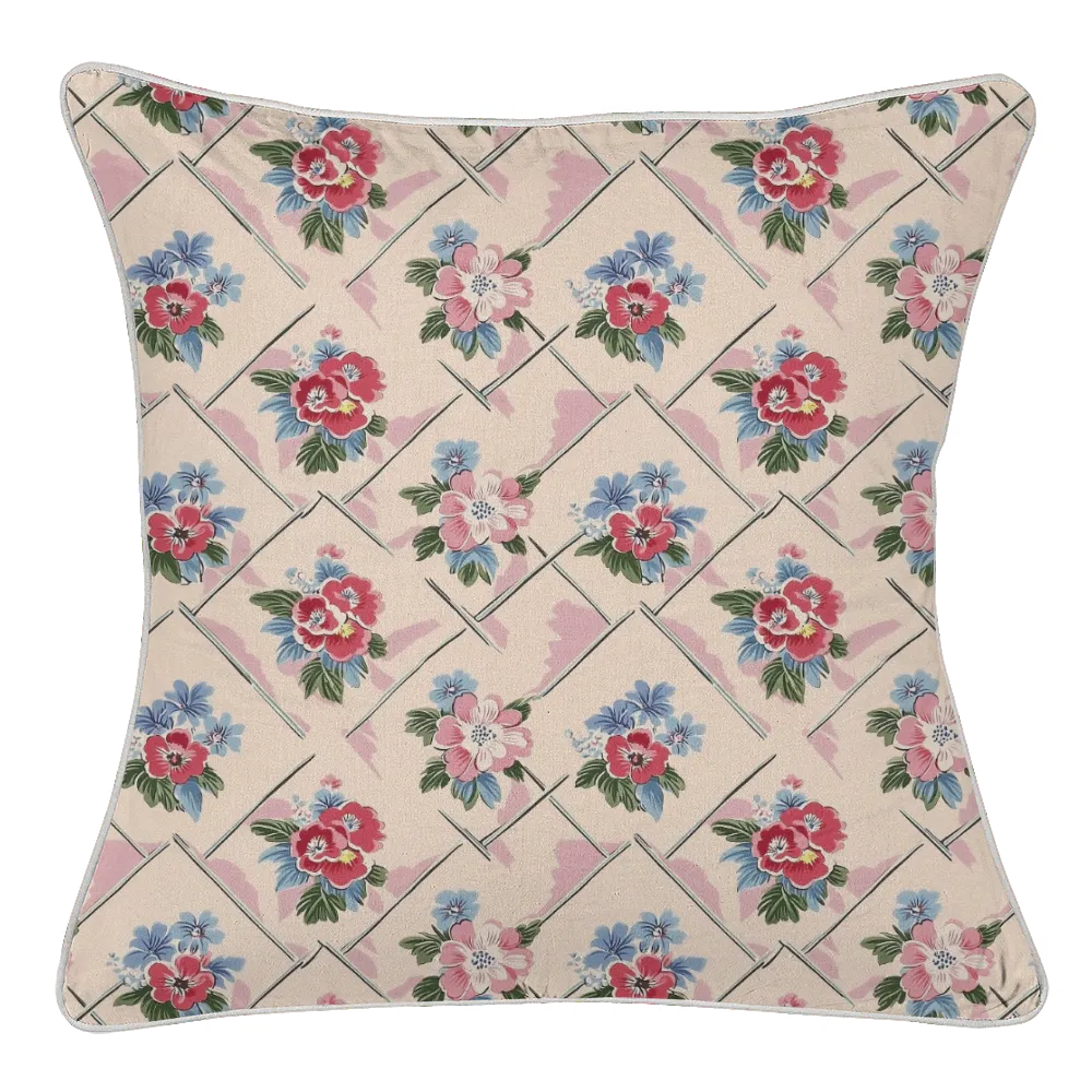 Winifred – Reversible Throw Pillow | Vintage Cottage Collection