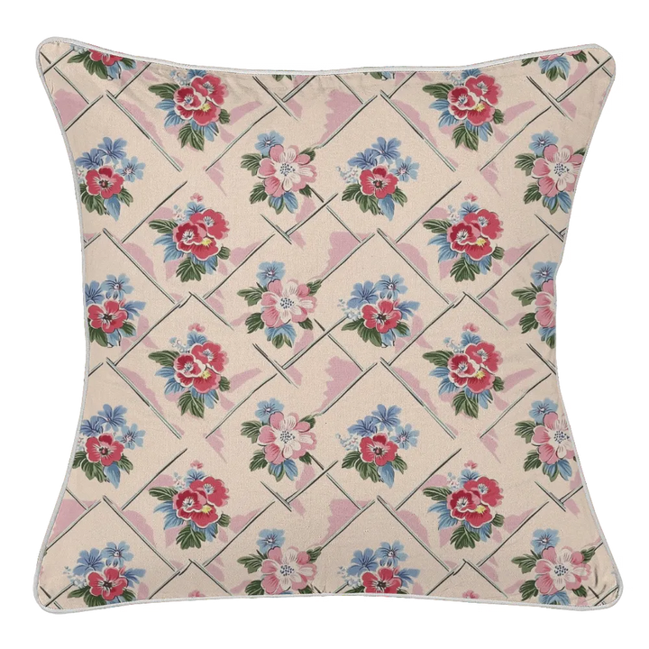 Winifred – Reversible Throw Pillow | Vintage Cottage Collection